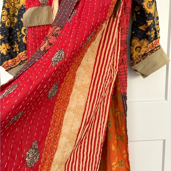 NWOT Free People Island Bright Kantha Duster - Picture 9 of 12